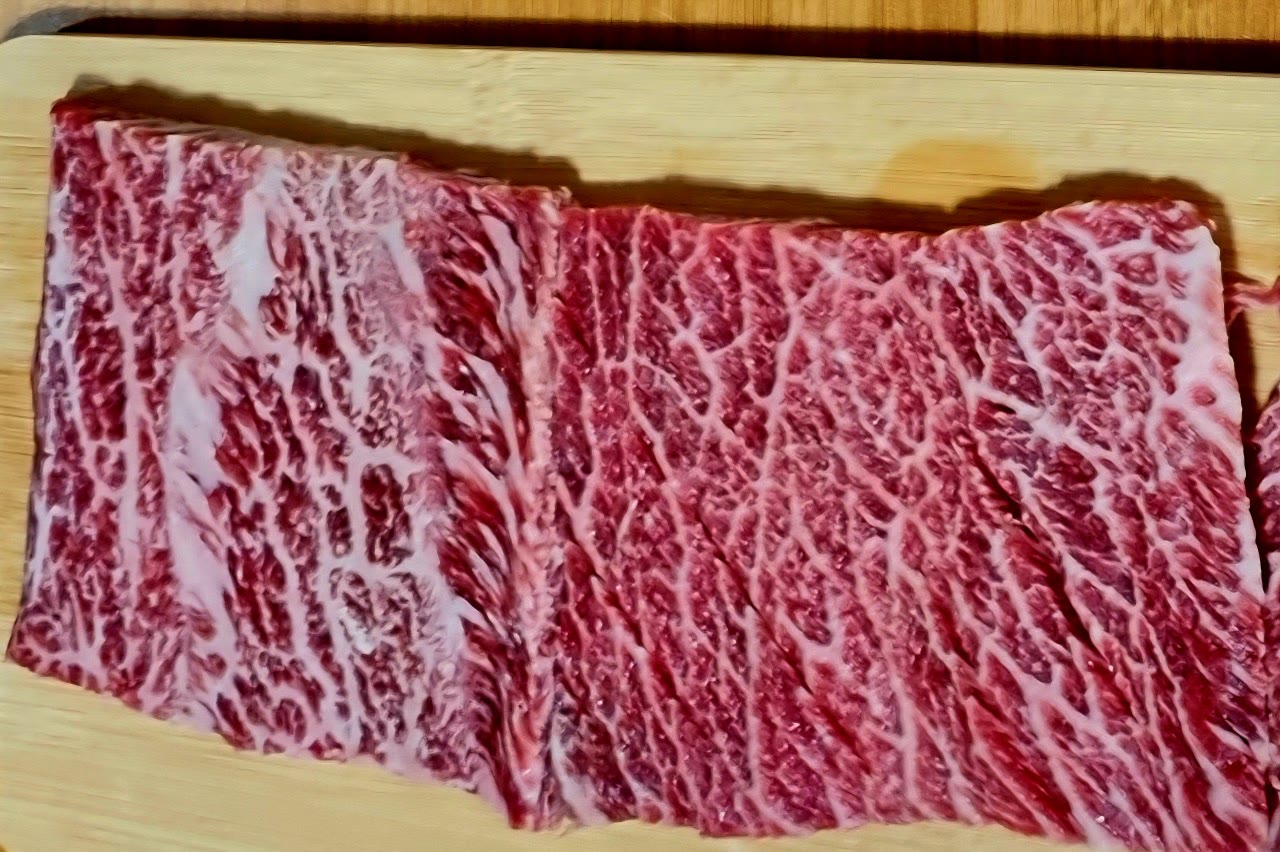 포천이동갈비 한우 생갈비 마블링
